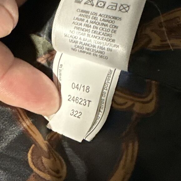 Ralph Lauren Black Quilted Jacket Gold Snaps Size S - Picture 14 of 16